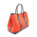 Hermes Tote Garden Party TPM Orange Mecano Canvas Leather — view 2
