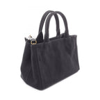 Prada Tote Canapa 2-Way Black Canvas — view 2