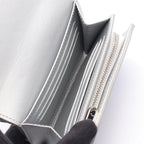 Louis Vuitton Bifold Wallet Portefeuille Iris Compact Silver Leather — view 3