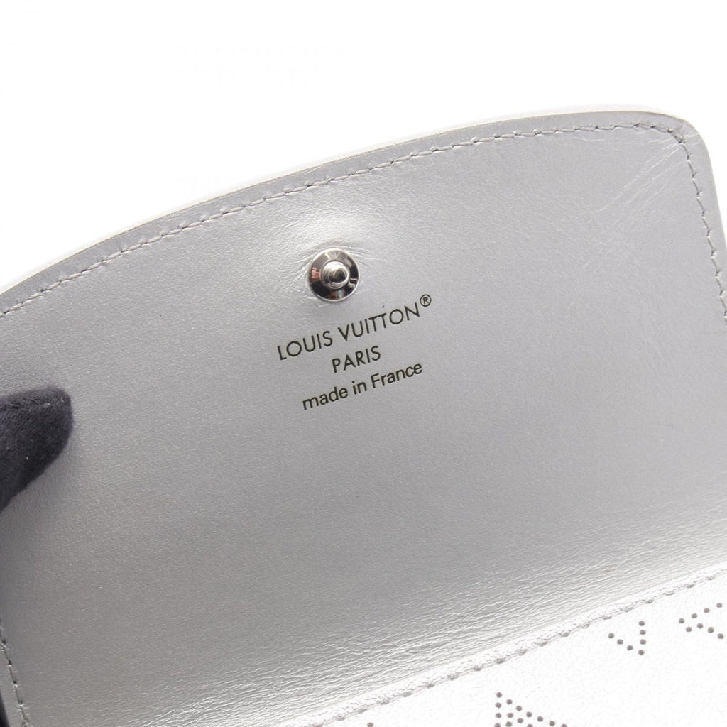 Louis Vuitton Bifold Wallet Portefeuille Iris Compact Silver Leather — view 5