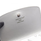 Louis Vuitton Bifold Wallet Portefeuille Iris Compact Silver Leather — view 5