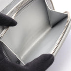 Louis Vuitton Bifold Wallet Portefeuille Iris Compact Silver Leather — view 4