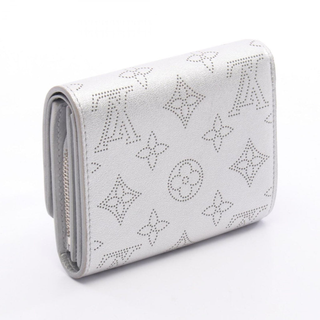 Louis Vuitton Bifold Wallet Portefeuille Iris Compact Silver Leather — view 2