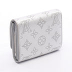 Louis Vuitton Bifold Wallet Portefeuille Iris Compact Silver Leather — view 2