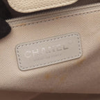 Chanel Tote Deauville Ivory Leather Chain MM — view 4