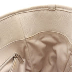 Chanel Tote Deauville Ivory Leather Chain MM — view 8