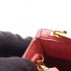 Prada Handbag Saffiano Lux Galleria 2-Way Pink Leather Tote — view 7