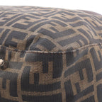 Fendi Tote Zucca Brown Canvas Leather — view 5