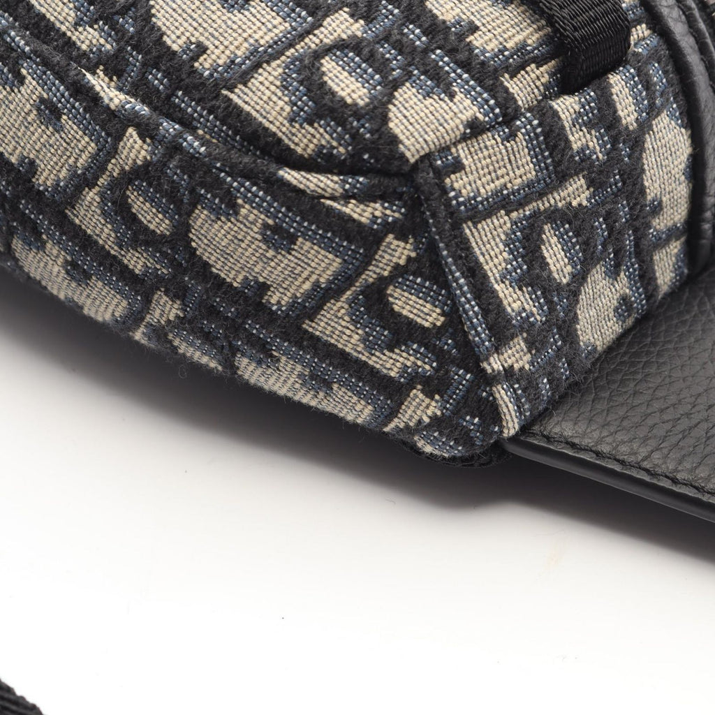 Dior Waist Bag Scarab White Black Beige Navy Canvas Leather — view 5