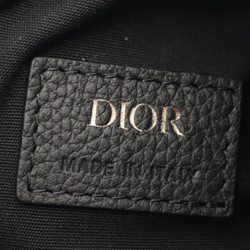 Dior Waist Bag Scarab White Black Beige Navy Canvas Leather — view 4