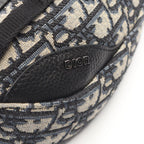 Dior Waist Bag Scarab White Black Beige Navy Canvas Leather — view 7