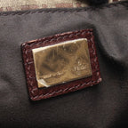 Fendi Tote Zucchino Beige Canvas Leather — view 4