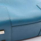 Loewe Handbag Amazona 19 Square 2-Way Rag-n Blue Leather — view 6