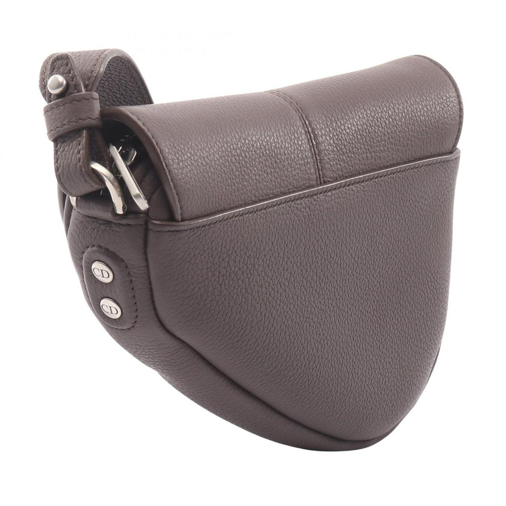 Dior Shoulder Bag Saddle Cross Body Brown Leather — view 2