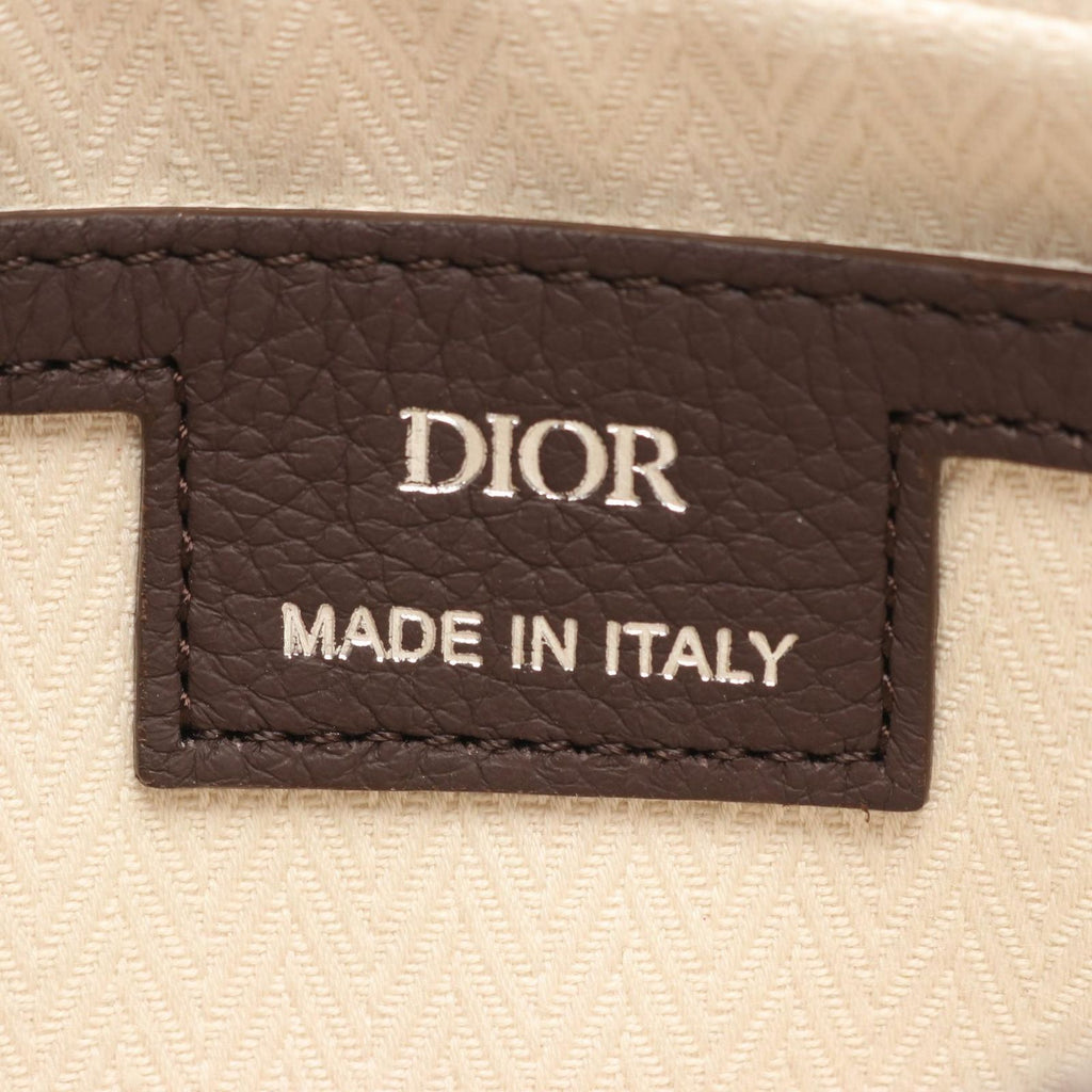 Dior Shoulder Bag Saddle Cross Body Brown Leather — view 4