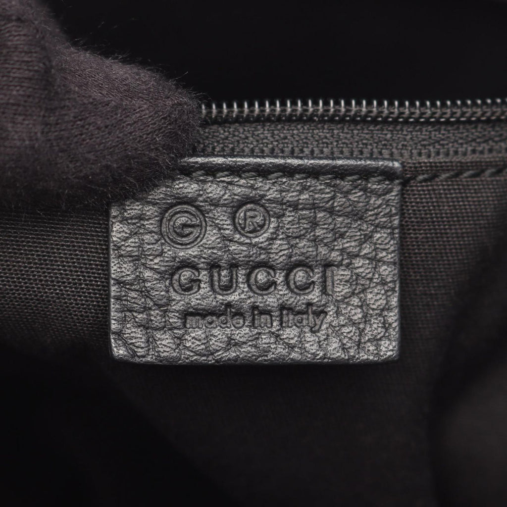 Gucci Tote GG Pattern Black Nylon Leather — view 4