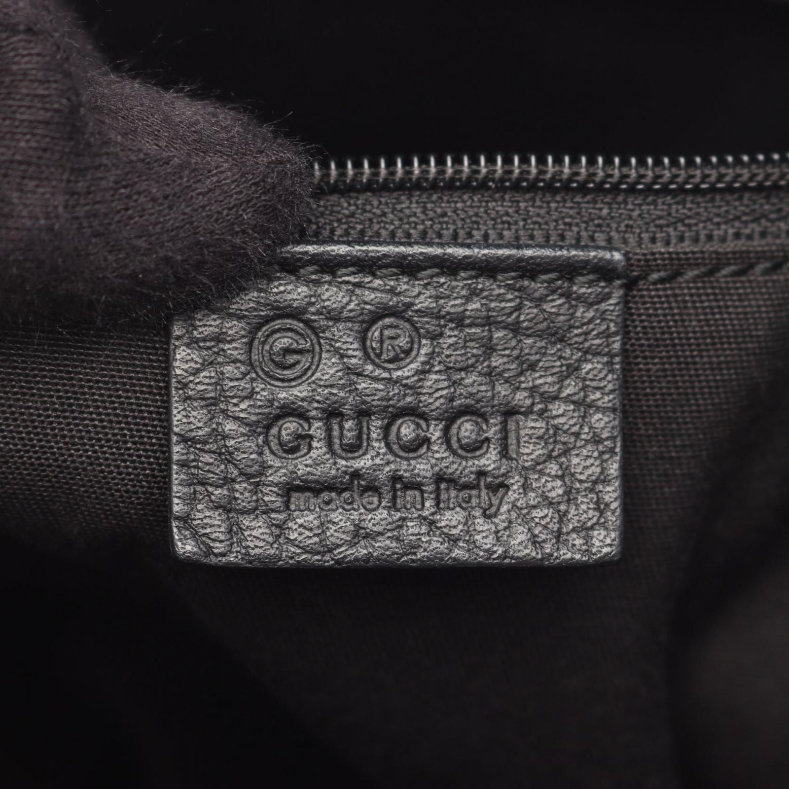 Gucci Tote GG Pattern Black Nylon Leather — view 4
