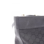 Gucci Tote GG Pattern Black Nylon Leather — view 7