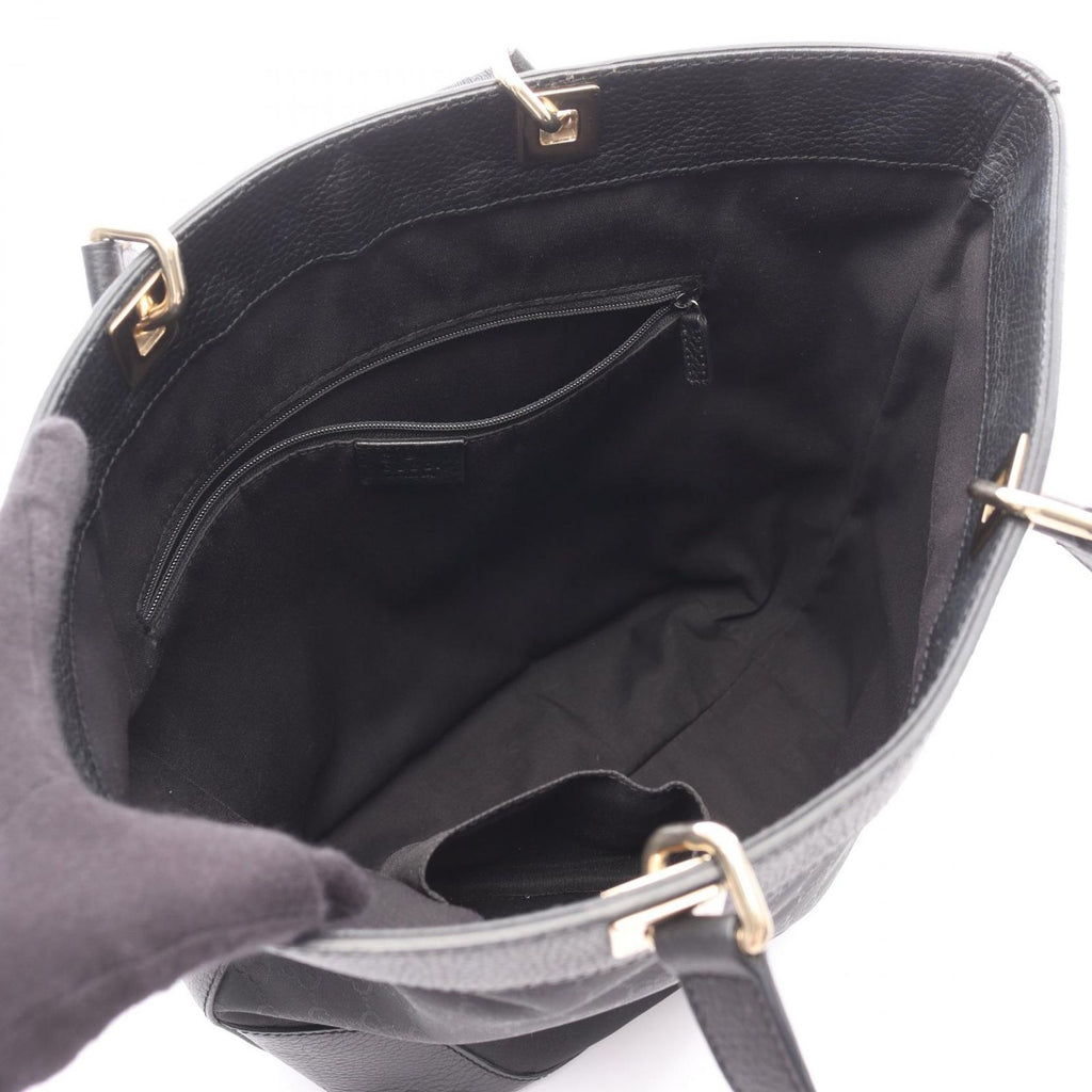 Gucci Tote GG Pattern Black Nylon Leather — view 3