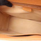 Celine Handbag Top Handle Turnlock 2-Way Natural Leather Shoulder — view 6