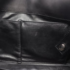 Dior Shoulder Bag Cannage with Lace Pocket Black Leather 2-Way — view 7