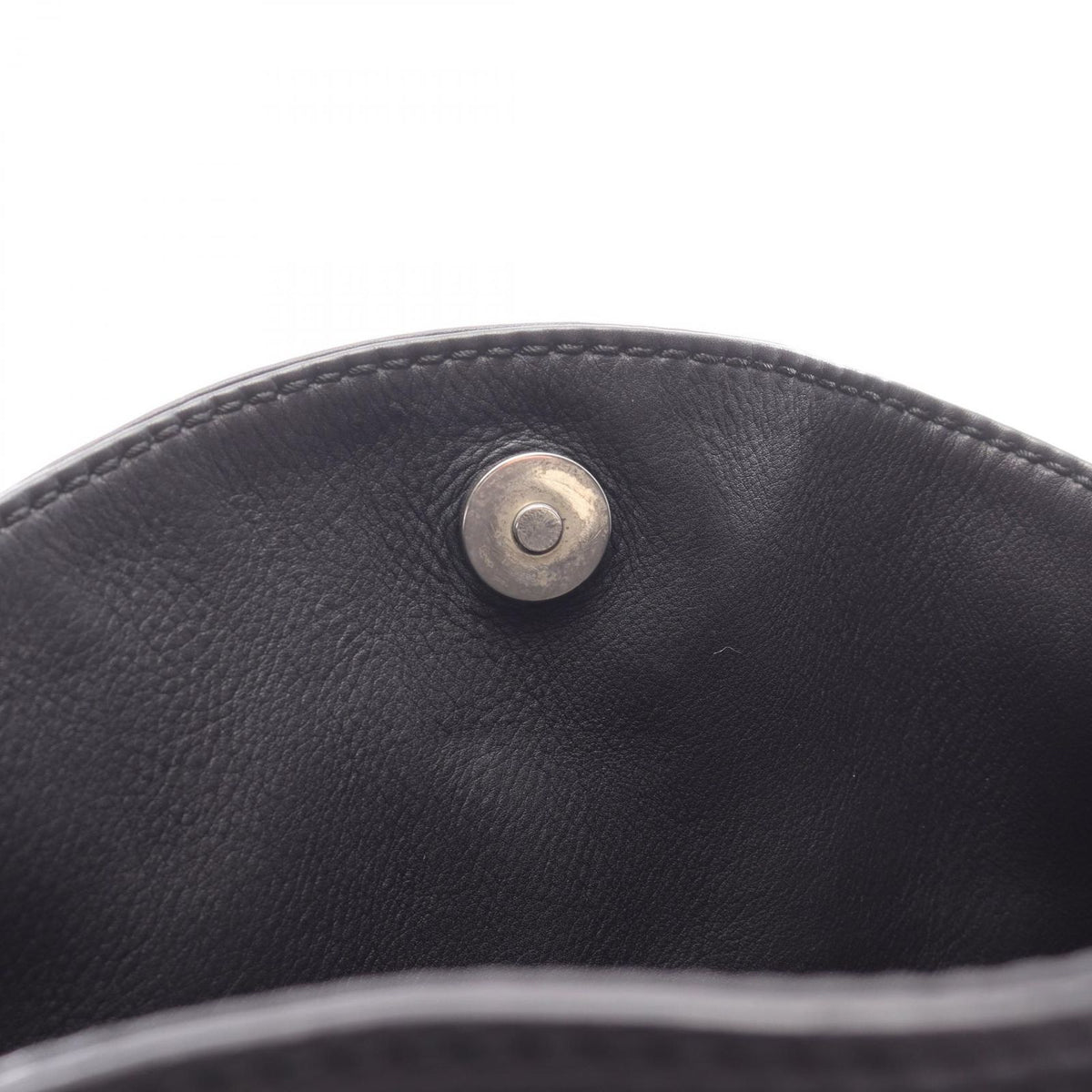 Dior Shoulder Bag Cannage with Lace Pocket Black Leather 2-Way — view 8