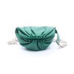 Bottega Veneta Waist Bag the Chain Pouch Mini the Green Leather
