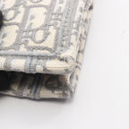 Dior Tote Book Large Oblique Embroidery White Gray Canvas — view 6