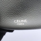 Celine Handbag Big Bag Bucket Nano Gray Leather Big Hand — view 4