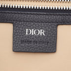 Dior Tote Oblique Voyage 2-Way Beige Navy Canvas Leather — view 4