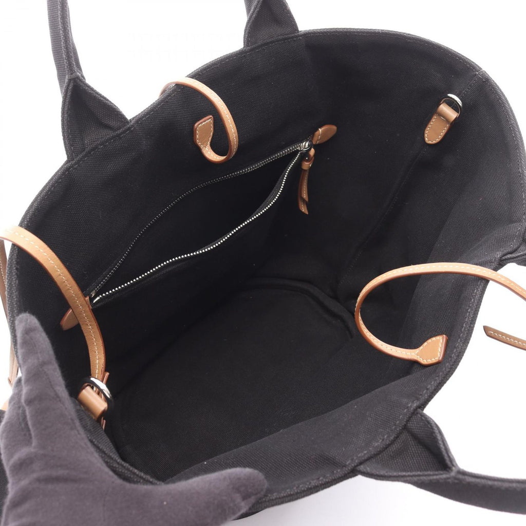 Prada Tote Canapa 2-Way Black Canvas — view 3
