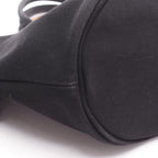 Prada Tote Canapa 2-Way Black Canvas — view 8