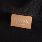 Prada Tote Canapa 2-Way Black Canvas — view 4