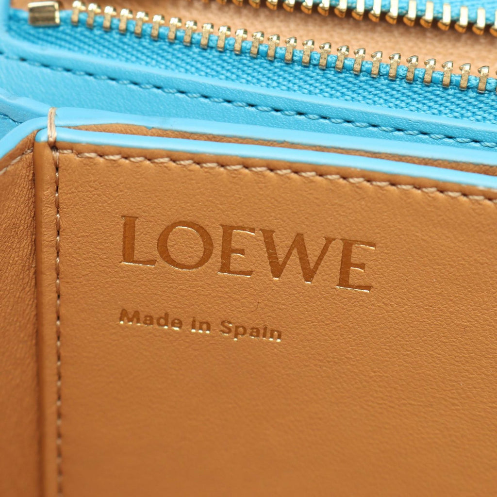 Loewe Shoulder Bag Goya Turquoise Leather — view 4