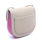 Celine Shoulder Bag Trotter Small Bicolor Gray Purple Leather — view 2