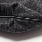 Dior Shoulder Bag Black Canvas Leather Trotter — view 6