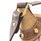 Loewe Shoulder Bag 160 Aniversario Beige Canvas Suede 160 — view 6