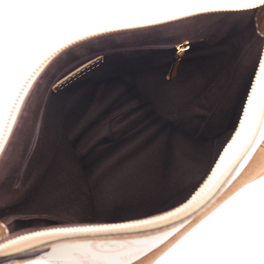 Loewe Shoulder Bag 160 Aniversario Beige Canvas Suede 160 — view 3