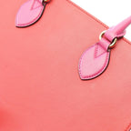 Gucci Handbag 2-Way Red Pink Purple Leather — view 9