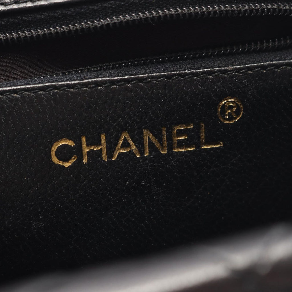 Chanel Shoulder Bag Quilted Fringe Black Lambskin Chain Nshoulder — view 5