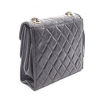 Chanel Shoulder Bag Quilted Fringe Black Lambskin Chain Nshoulder — view 2