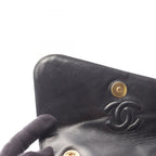 Chanel Shoulder Bag Quilted Fringe Black Lambskin Chain Nshoulder — view 9