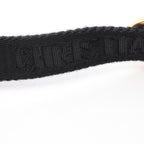 Dior Waist Bag Saddle Flat Belt Pouch Oblique Peacock Beige Black Canvas Leather — view 8