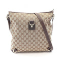 Gucci Shoulder Bag Abbey GG Canvas Beige