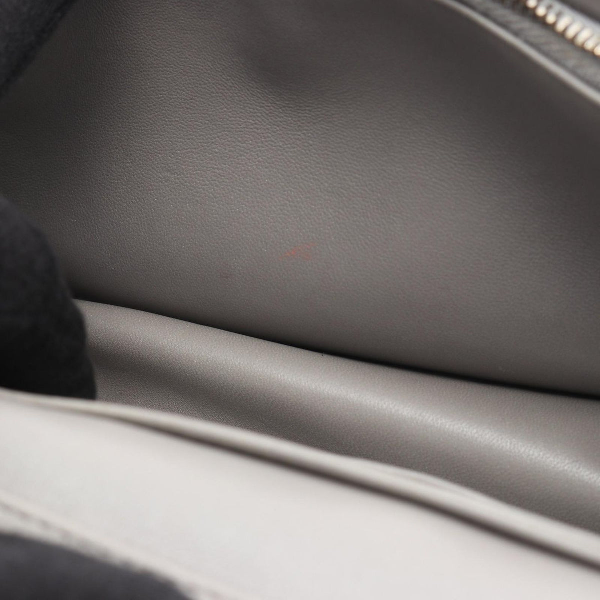 Dior Shoulder Bag Miss Dior Cannage Gray Leather Chain — view 6