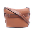 Loewe Shoulder Bag Messenger Belt Brown Leather