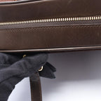 Celine Handbag Macadam Brown Suede Leather — view 5