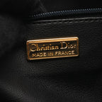 Dior Handbag CD 2-Way Black Leather CD Logo Hand — view 4