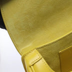 Dior Shoulder Bag Bobi East Waist Yellow Leather — view 5