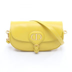 Dior Shoulder Bag Bobi East Waist Yellow Leather